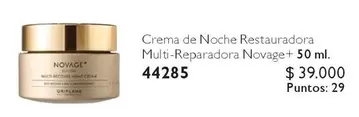 Novage - Crema De Noche Restauradora Multi-reparadora