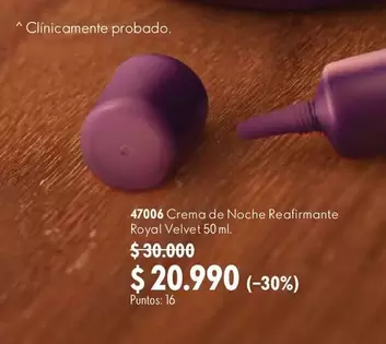Royal - Crema De Noche Reafirmante Velvet