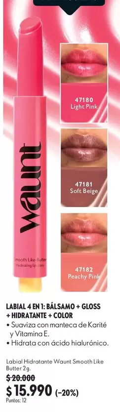 Soft - Labal 4 En 1 Balsamo + Gloss + Hipoa Nante Color