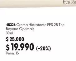 Optimals - Crema Hidratante Fps 25 The Beyond