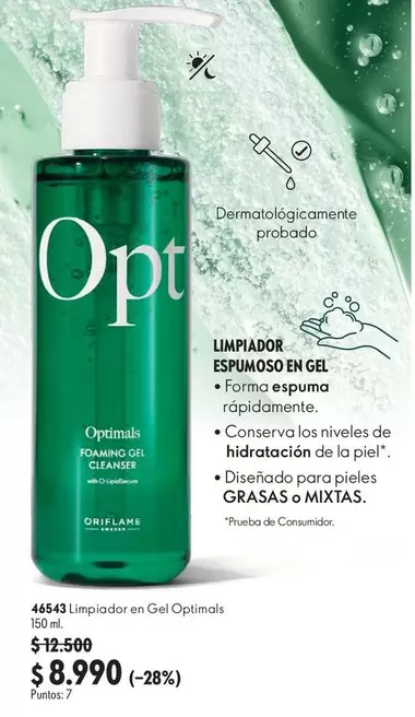 Optimals - Limpiador En Gel