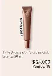 Giordani - Tinte Bronceador Gold Essenza