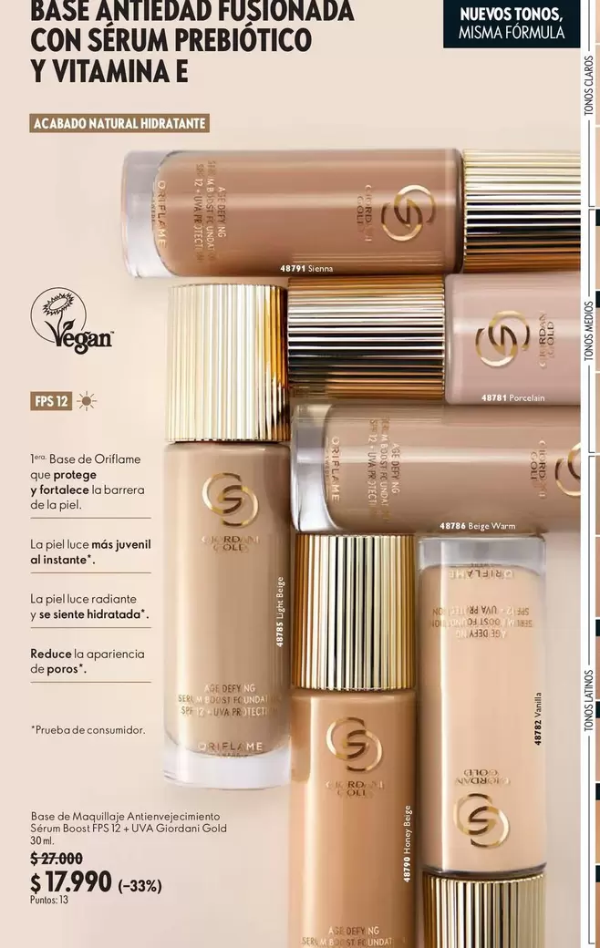 Boost - Base Antiedad Fusionada Con Serum Prebiotico Y Vitamina E