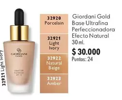 Giordani - Base Ultrafina Perfecticanadora Efecto Natural