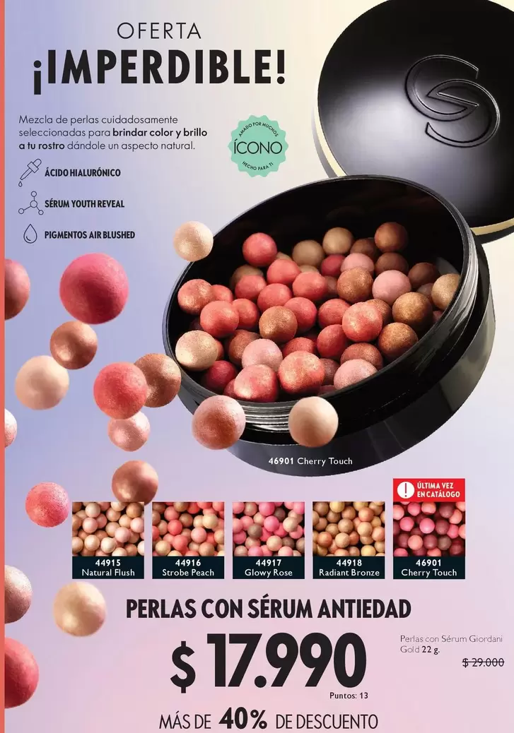 Giordani - Perlas Con Sérum Antiedad