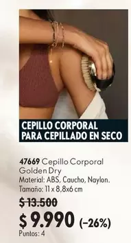 Golden - Cepillo Corporal