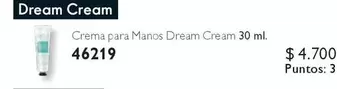 Crema para manos Dream Cream 30 ml. 46219