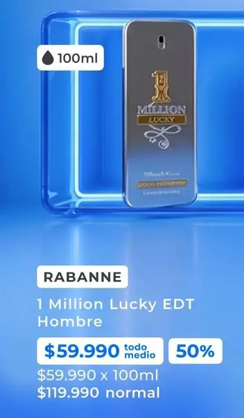1 Million Lucky Edt Hombre