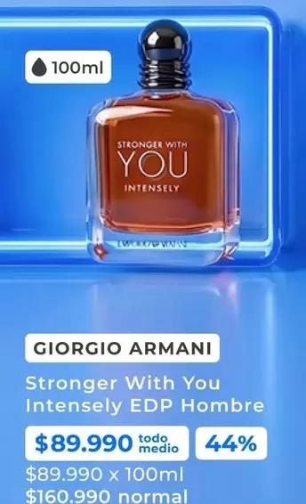 Giorgio Armani - Stronger With You Intensely Edp Hombre