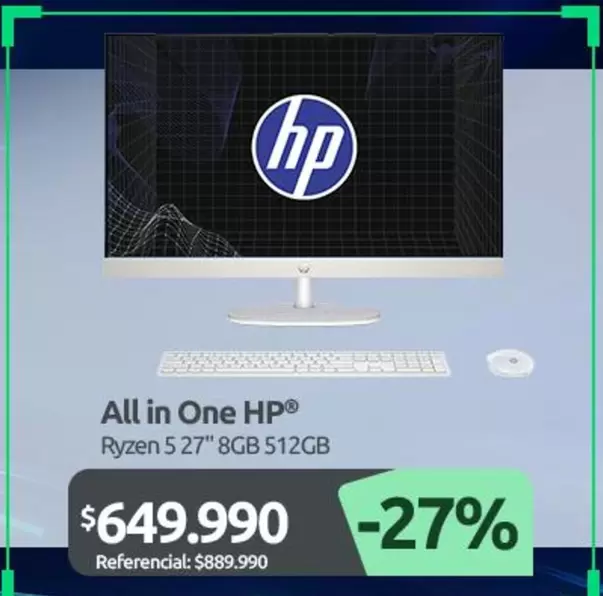 HP - All In One 5 27" 8gb 512gb