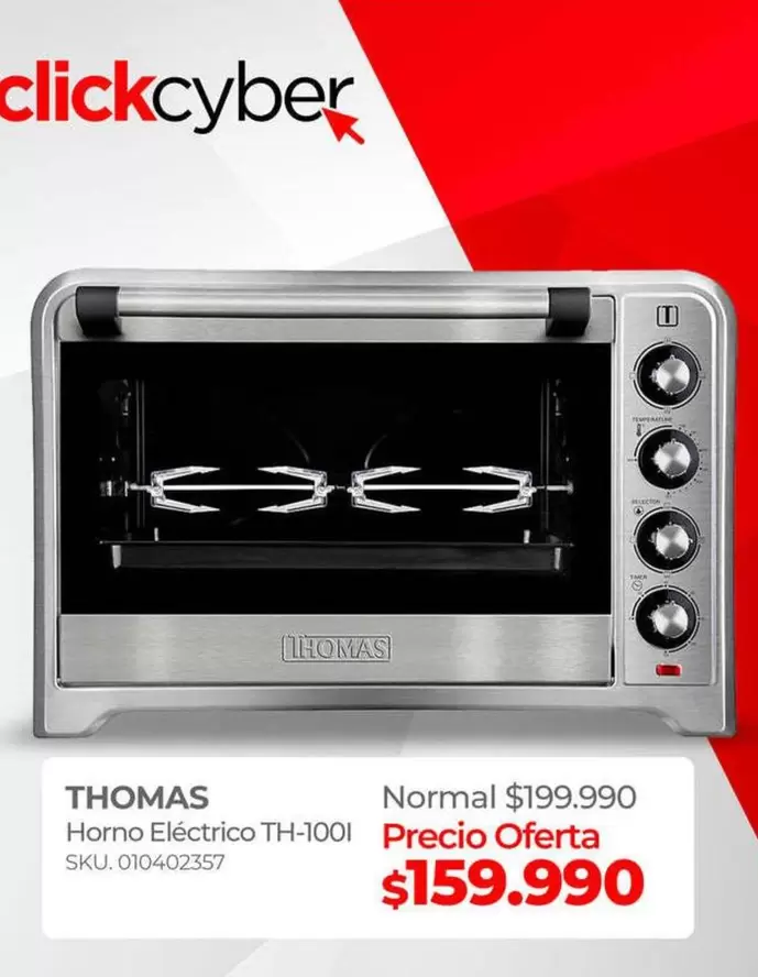 Thomas - Horno Electrico Th-100l