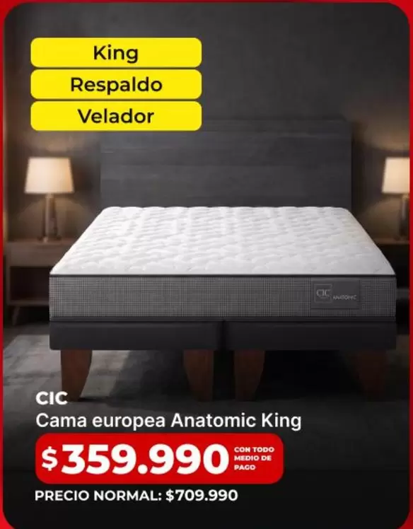 Cic - Cama Europea Anatomic King