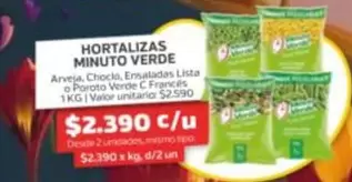 Valor - Hortalizas Minuto Verde