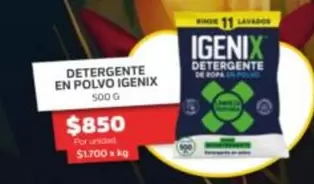 Igenix - Detergente En Polvo