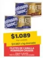 Robinson Crusoe - Filetes De Caballa