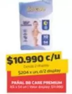 Care+ - Pañal Bb Premium