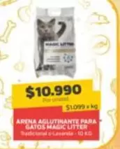 Arena Aglutinante Para Gatos Magic Litter