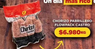 Más - Chorizo Parrillero Flowpack