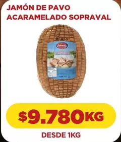 Sopraval - Jamón De Pavo Acaramelado
