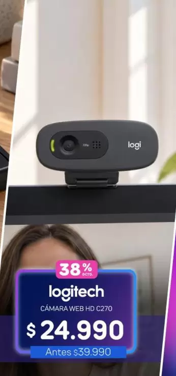 Logitech - Camara WF HD C270