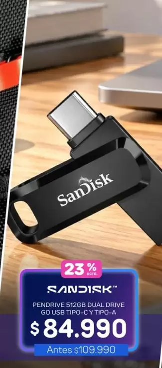 SanDisk - Pensorbe Saco Qual DRIVE
