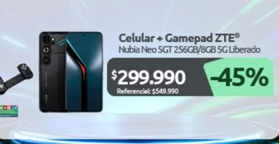 ZTE - Celular +Gamepad