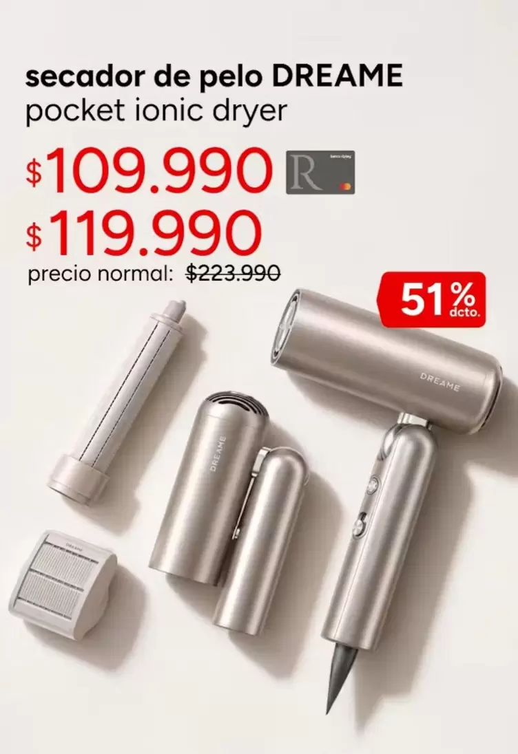 secador de pelo pocket iOnic dryer