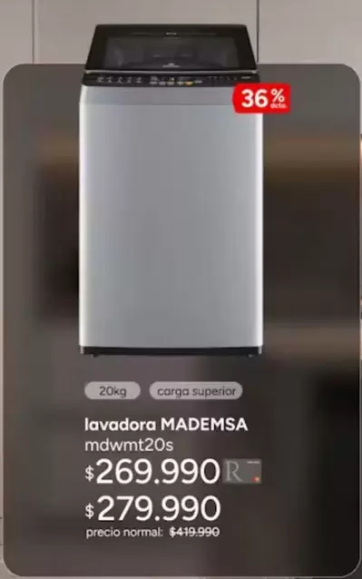 Superior - Lavadora