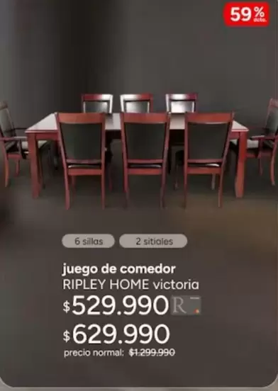 Victoria - Juego De Comedor Vicotoria