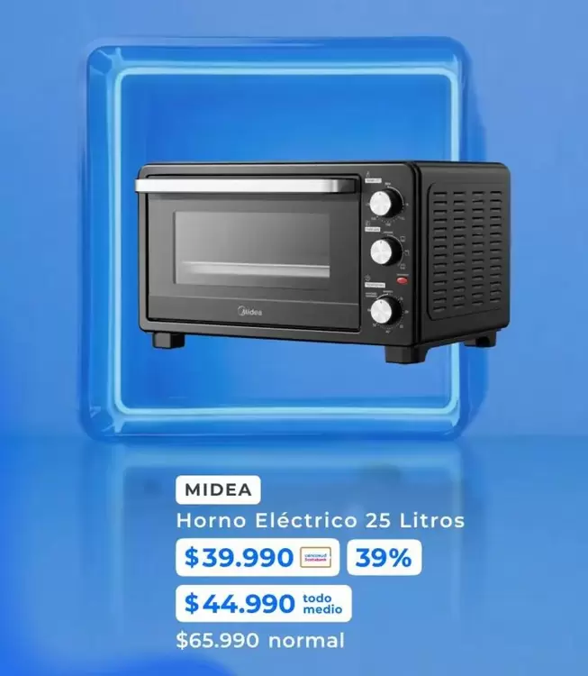 Midea - Horno Electrico 25 Litros