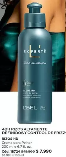Control - 48h Rizos Altamente Definidos Y De Frizz