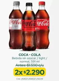 Coca Cola - Bebida Sin Azúcar