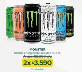 Monster   - Bebida Energizante Sabores