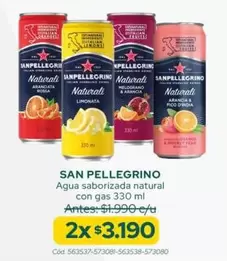 Orange - Agua Saborizada Natural Con Gas