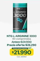 Ntg L-Arginine 3000