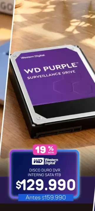 WD - Disco Duro Vidr Intero Satits