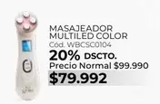 Masajeador Multiled Color