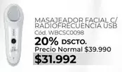 Masajeador Facial C/ Radiofrecuencia Usb