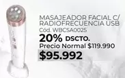 Masajeador Facial C/ Radiofrecuencia Usb
