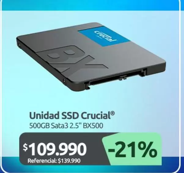 Crucial - Unidad Ssd