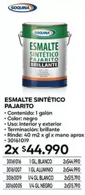 Soquina - Esmalte Sintetico Pajarito