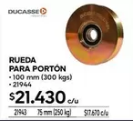 Rueda Para Porton