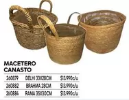 Macetero Canasto
