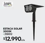 Estaca Solar 3000K