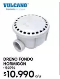 Dreno Fondo Hormigon