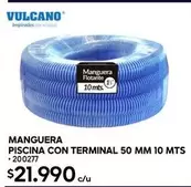 MTS - Piscina Con Terminal 50 Mm 10 Mts