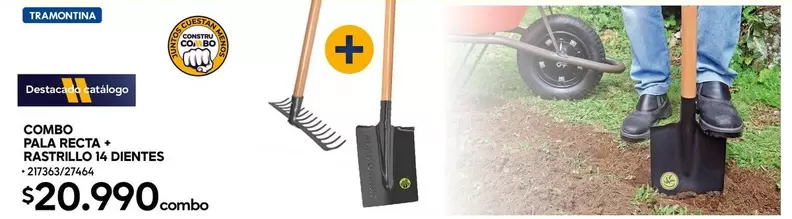 Tramontina - Combo Pala Recipi + Fastriccio 4 Dentes
