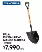 Tramontina - Pala Punta Huevo Mango Madera