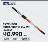 Fibra Vidrio 2.4 Mt