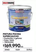Chilcorrofin - Pintura Piscina Supercaucho